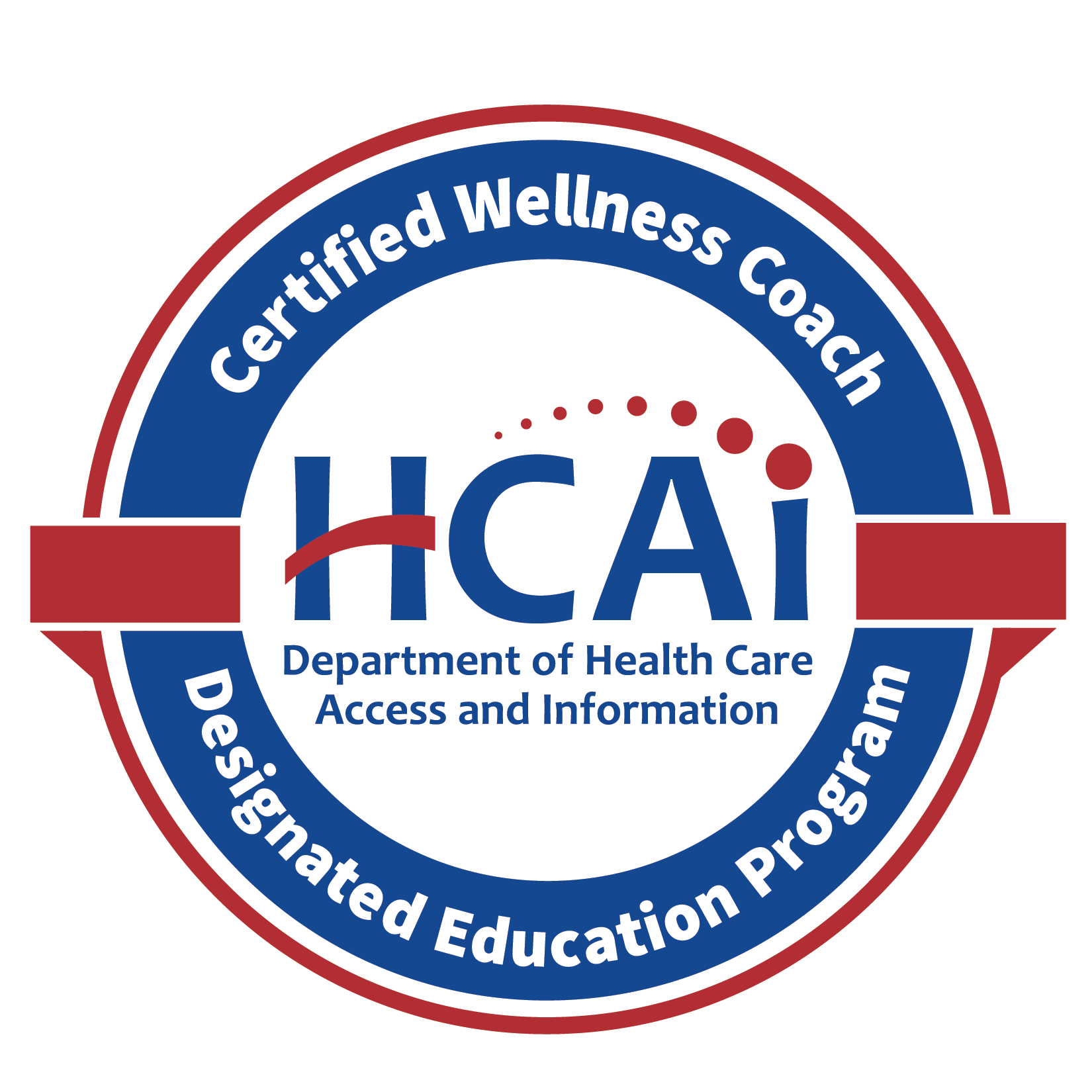 HCAI Certified Wellness Coach Designated Education Program seal